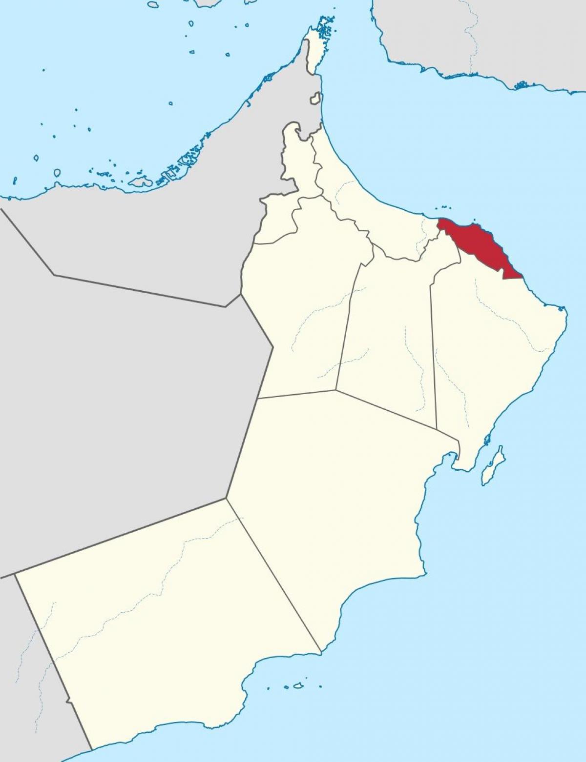 muscat Oman al mapa