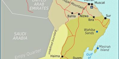 Mapa de duqm Oman