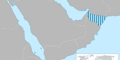 Golf d'Oman al mapa