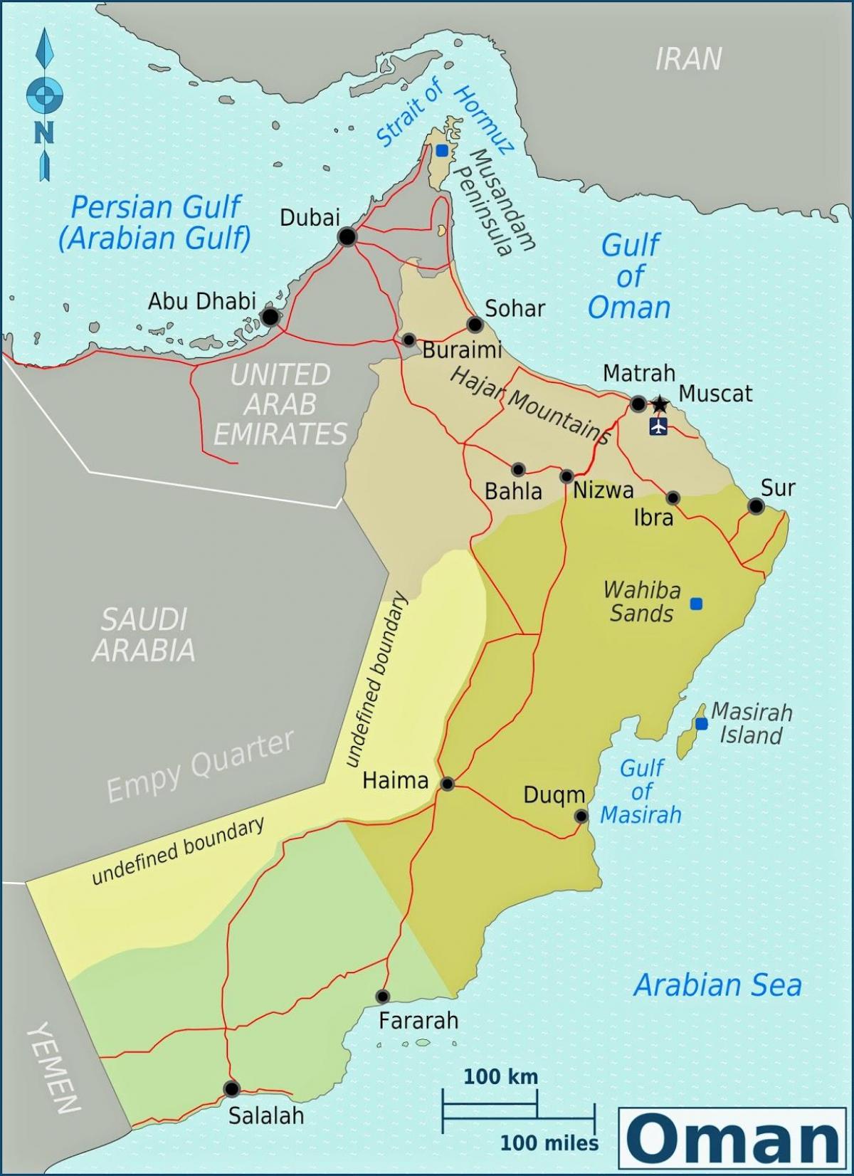 mapa de duqm Oman
