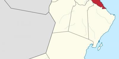 Muscat Oman al mapa